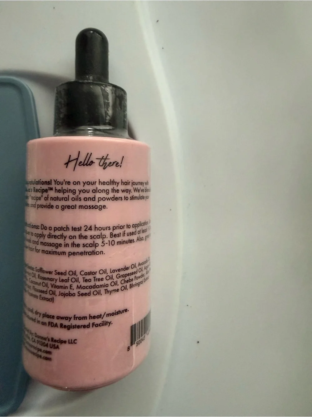 Donna’s recipe Strength Hair Oil